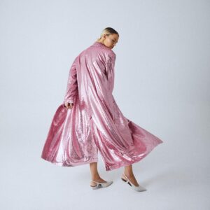Sequin Coat Pink 1