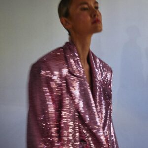 Sequin Coat Pink 7