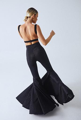 Cut-out Long Black Dress