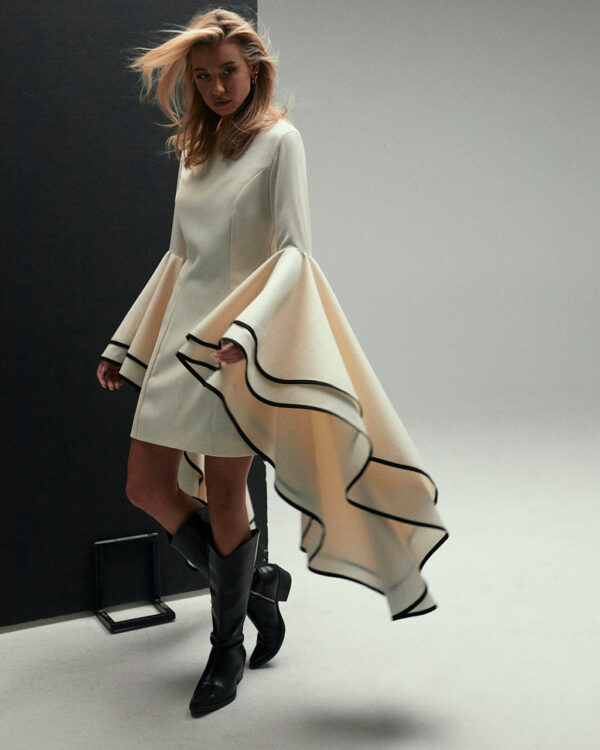 Dramatic Sleeve Dress